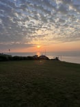 Sunrise on Narragansett w Clouds